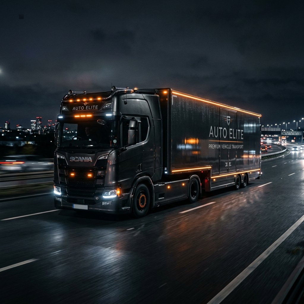 Enclosed Luxury Vehicle Transporter